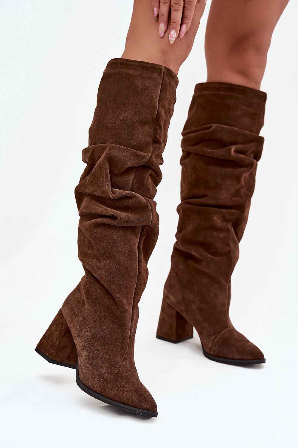 Heel boots model 219401